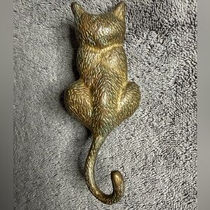 Brass Cat Door Knocker